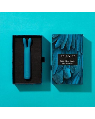 Вібратор з вушками Je Joue - Rabbit Bullet Vibrator Teal, глибока вібрація