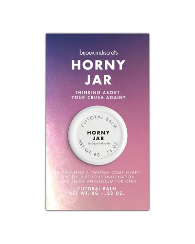 Бальзам для клитора Bijoux Indiscrets Horny Jar (Дрожи от удовольствия), разогревающий