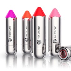 Вібропуля Leten The Second Blazing red з індукційною зарядкою, водонепроникна, дуже потужна