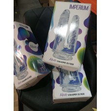 Прозорий фалоімітатор Alive Imperium Jelly Dildo (м'ята упаковка)