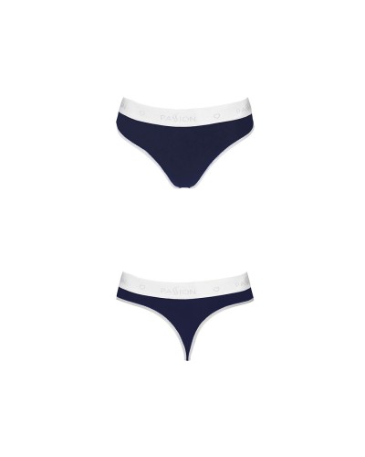 Спортивные трусики-стринги Passion PS007 PANTIES navy blue, size S