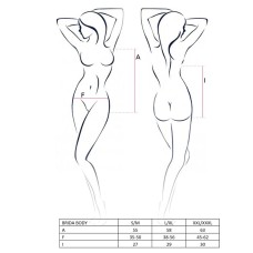 Боді BRIDA BODY black L/XL - Passion Exclusive