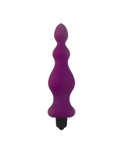 Анальная пробка с вибрацией Adrien Lastic Bullet Amuse Purple, макс. диаметр 3,9см