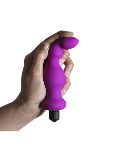 Анальная пробка с вибрацией Adrien Lastic Bullet Amuse Purple, макс. диаметр 3,9см