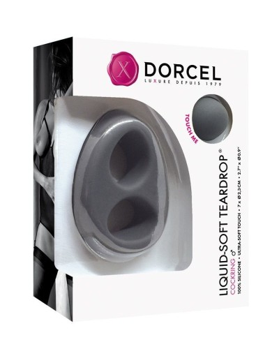 Эрекционное кольцо Dorcel Liquid-Soft Teardrop для члена и мошонки, soft-touch силикон