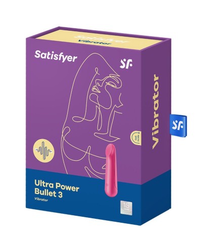 Віброкуля на акумуляторі Satisfyer Ultra Power Bullet 3 Red