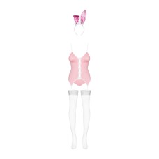 Obsessive Bunny suit 4 pcs costume pink S/M