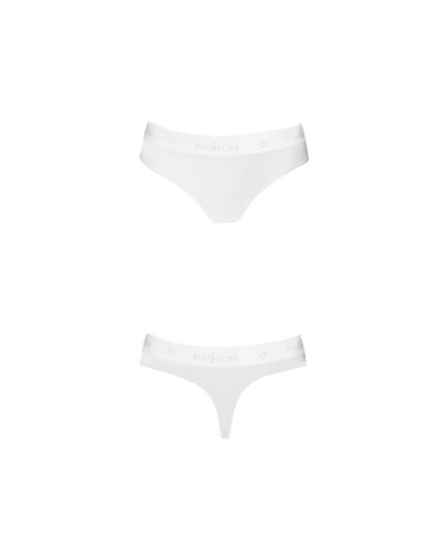 Трусики-бразилиана из хлопка Passion PS005 PANTIES white, size M