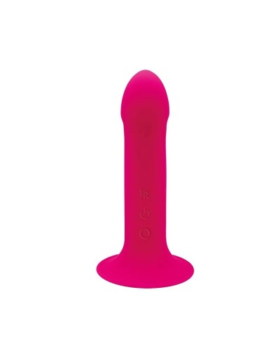 Дилдо с вибрацией Adrien Lastic Hitsens 2 Pink, отлично для страпона, макс диаметр 4см, длина 17,2см