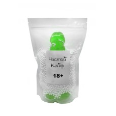 Крафтове мило-член із присоскою Чистый Кайф Green size XL, натуральне