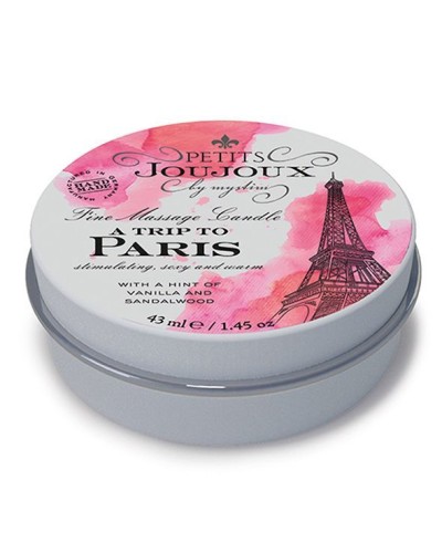 Масажна свічка Petits Joujoux - Paris - Vanilla and Sandalwood (43 мл) з афродизіаками