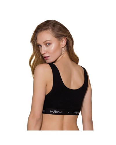 Спортивний топ з широкою гумкою Passion PS004 TOP black, size M