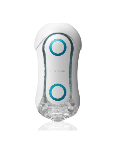 Мастурбатор Tenga FLIP ORB — Blue Rush, с изменяемым сжатием, со стимулирующими шариками внутри