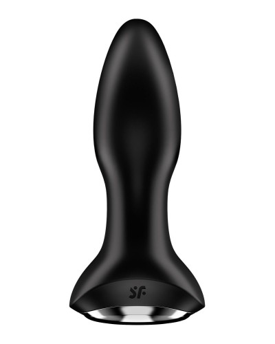 Анальна смарт вібропробка із перлинним масажем Satisfyer Rotator Plug 2+ Black