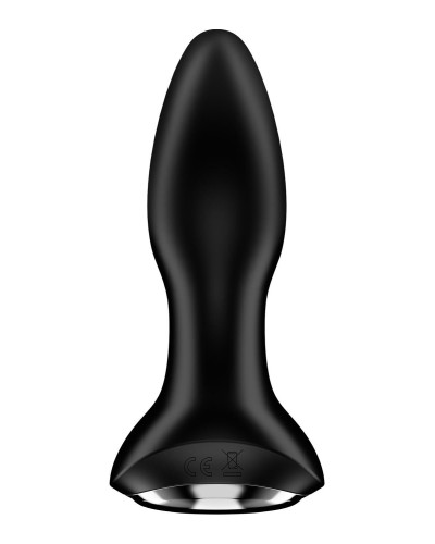 Анальна смарт вібропробка із перлинним масажем Satisfyer Rotator Plug 2+ Black