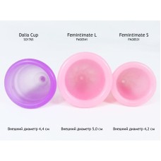 Менструальна чаша Femintimate Eve Cup розмір L, діаметр 3,8 см, для рясних виділень