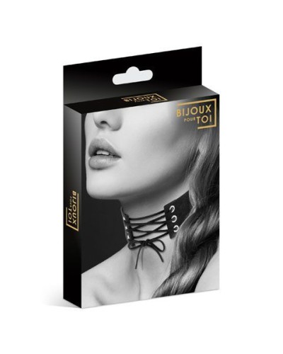 Чокер со шнуровкой Bijoux Pour Toi - LACET, экокожа