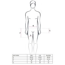 Чоловічі шорти з фіолетовим гульфіком Passion 009 THONG violet XXL/XXXL