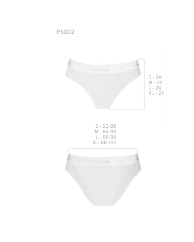 Трусики з прозорою вставкою Passion PS002 PANTIES white, size L