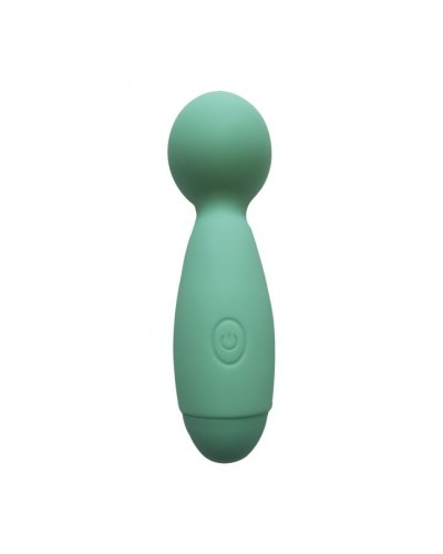 Мінівібромасажер Wooomy Smally Mini Wand Turquoise