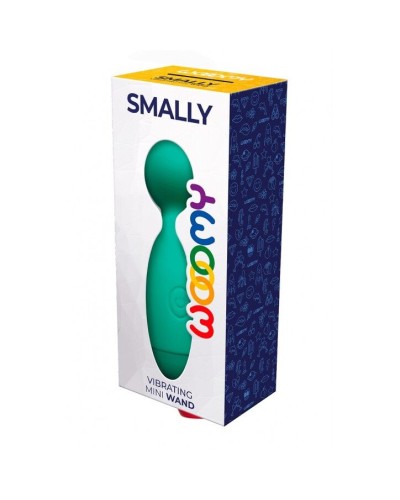 Мінівібромасажер Wooomy Smally Mini Wand Turquoise