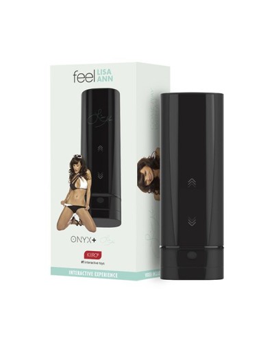 Мастурбатор Kiiroo Onyx+ Lisa Ann, 10 сжимающихся колец, не надо двигать, теледильдоника