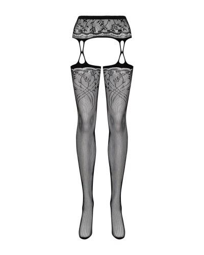 Obsessive Garter stockings S206 black S/M/L