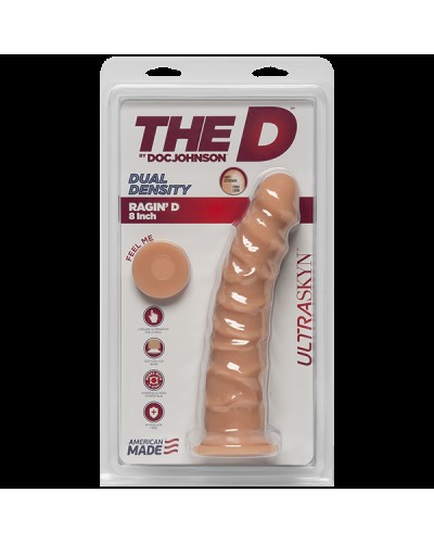 Фаллоимитатор Doc Johnson The D - Ragin D - 8 Inch Without Balls - ULTRASKYN, диаметр 5,1см