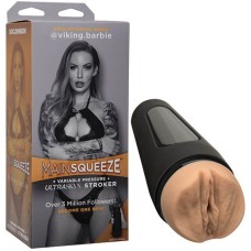 Мастурбатор-вагіна Doc Johnson Main Squeeze - Girls of Social Media - @viking.barbie Pussy з ручним 