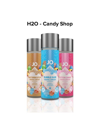 Лубрикант на водной основе System JO H2O — Candy Shop — Cotton Candy (60 мл) без сахара и парабенов