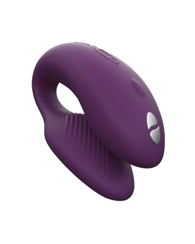 Смарт-вибратор для пар We-Vibe Chorus Purple, сенсорное управление вибрациями сжатием пульта