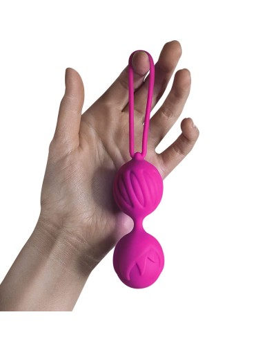 Вагінальні кульки Adrien Lastic Geisha Lastic Balls BIG Magenta (L), діаметр 4 см, вага 90 г