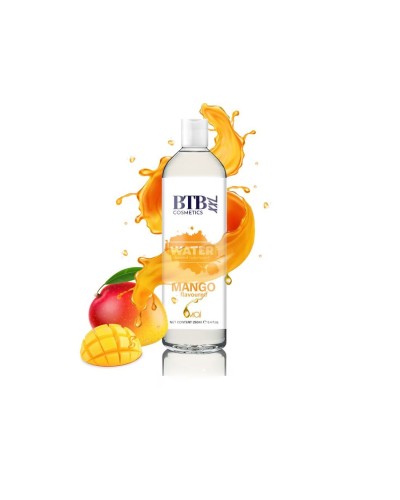 Змазка на водній основі BTB FLAVORED MANGO з ароматом манго (250 мл)