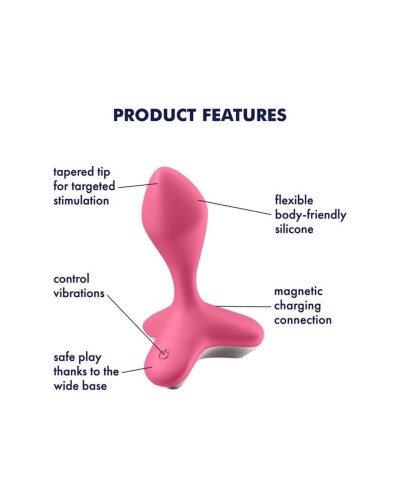 Анальная пробка с вибрацией Satisfyer Game Changer Pink