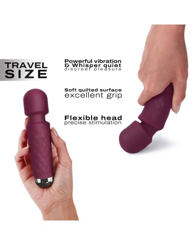 Мінівібромасажер Dorcel Wand Mini Wanderful Plum