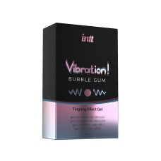 Рідкий вібратор Intt Vibration Bubble Gum (15 мл) (м'ята упаковка)