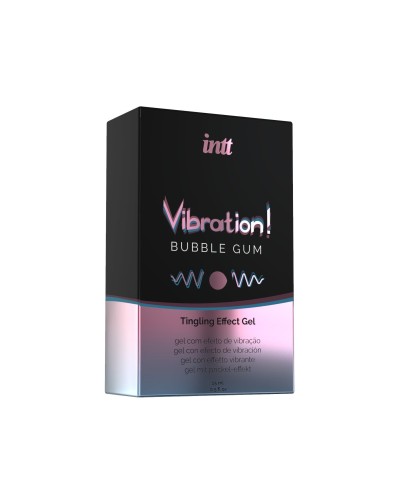 Рідкий вібратор Intt Vibration Bubble Gum (15 мл) (м'ята упаковка)