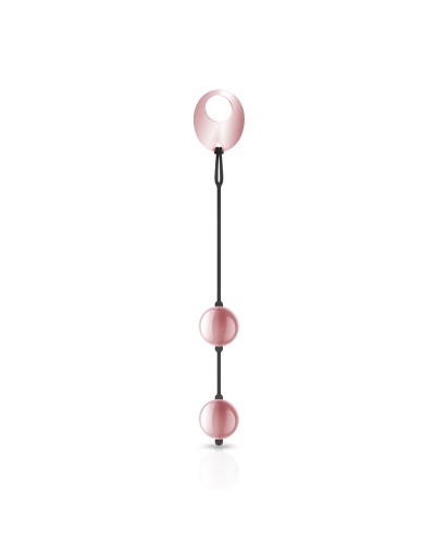 Металеві вагінальні кульки Rosy Gold — Nouveau Kegel Balls, вага 376 г, діаметр 2,8 см