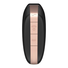 Вакуумний кліторальний стимулятор Satisfyer Love Triangle Black з керуванням через інтернет