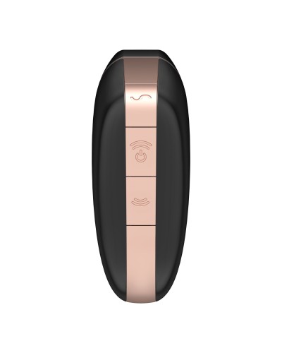 Вакуумный клиторальный стимулятор Satisfyer Love Triangle Black с управлением через интернет