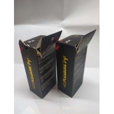 Анальна пробка з кристалом MAI Attraction Toys №49 Black (м'ята упаковка)