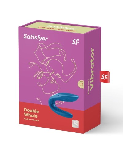 Вібратор для пар Satisfyer Double Whale з двома моторчиками