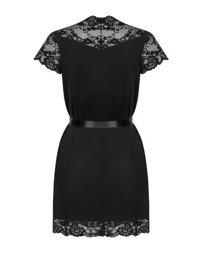 Obsessive 810-PEI-1 peignoir black S/M