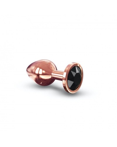 Металева анальна пробка із прикрасою у вигляді кристалу Dorcel - Diamond Plug Rose Gold M