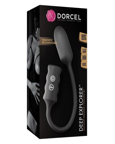 Виброяйцо Dorcel Deep Explorer, подходит для вагинальной и анальной стимуляции, мощное