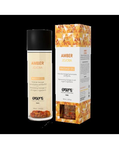 Распродажа!!! Массажное масло EXSENS Amber Jojoba (с янтарем) 100мл (срок 09.2023)