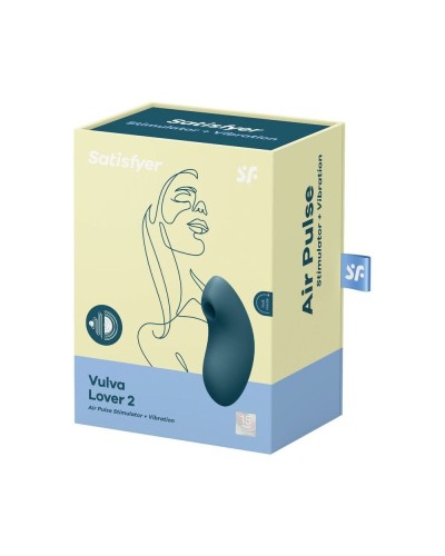 Вакуумний вібратор Satisfyer Vulva Lover 2 Blue