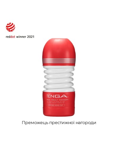 Мастурбатор Tenga Rolling Head Cup з інтенсивною стимуляцією головки NEW