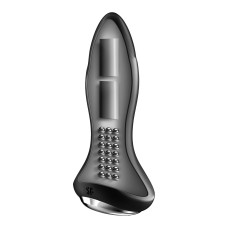 Анальна смарт вібропробка із перлинним масажем Satisfyer Rotator Plug 1+ Black
