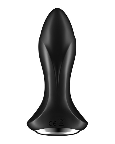 Анальна смарт вібропробка із перлинним масажем Satisfyer Rotator Plug 1+ Black